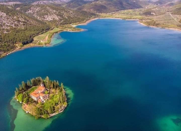 Krka Fairytale Little Castle Hotel Skradin Bagian luar foto
