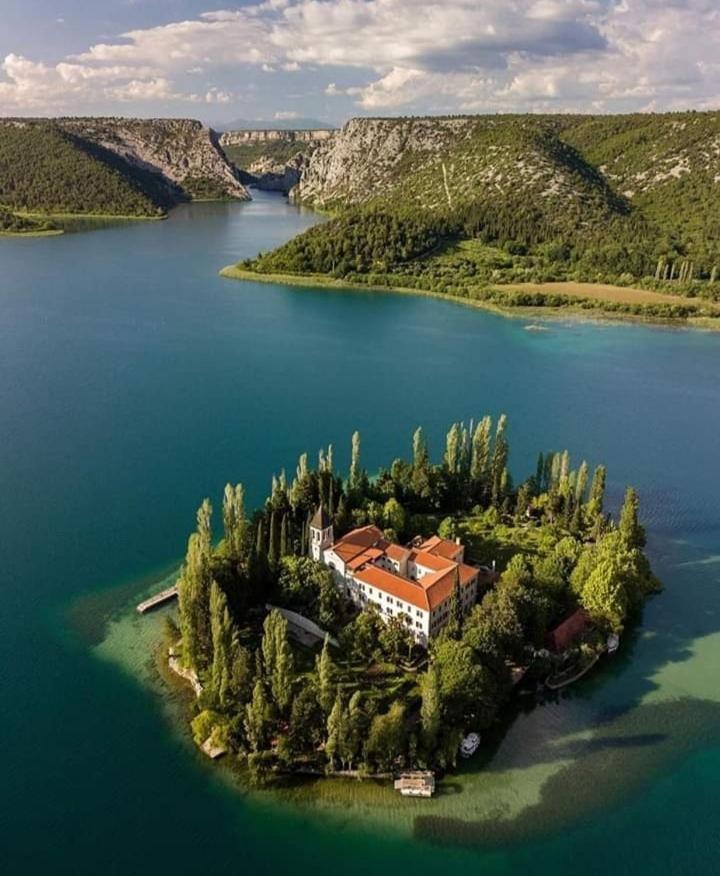 Krka Fairytale Little Castle Hotel Skradin Bagian luar foto